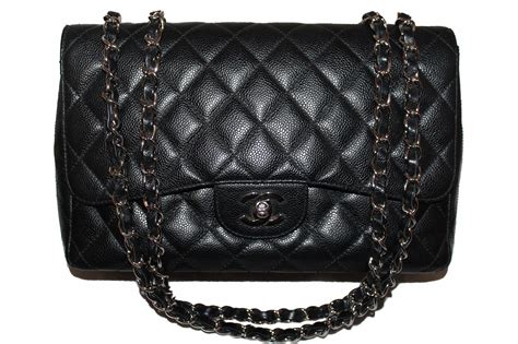 Chanel Caviar Quilted Jumbo Single Fla